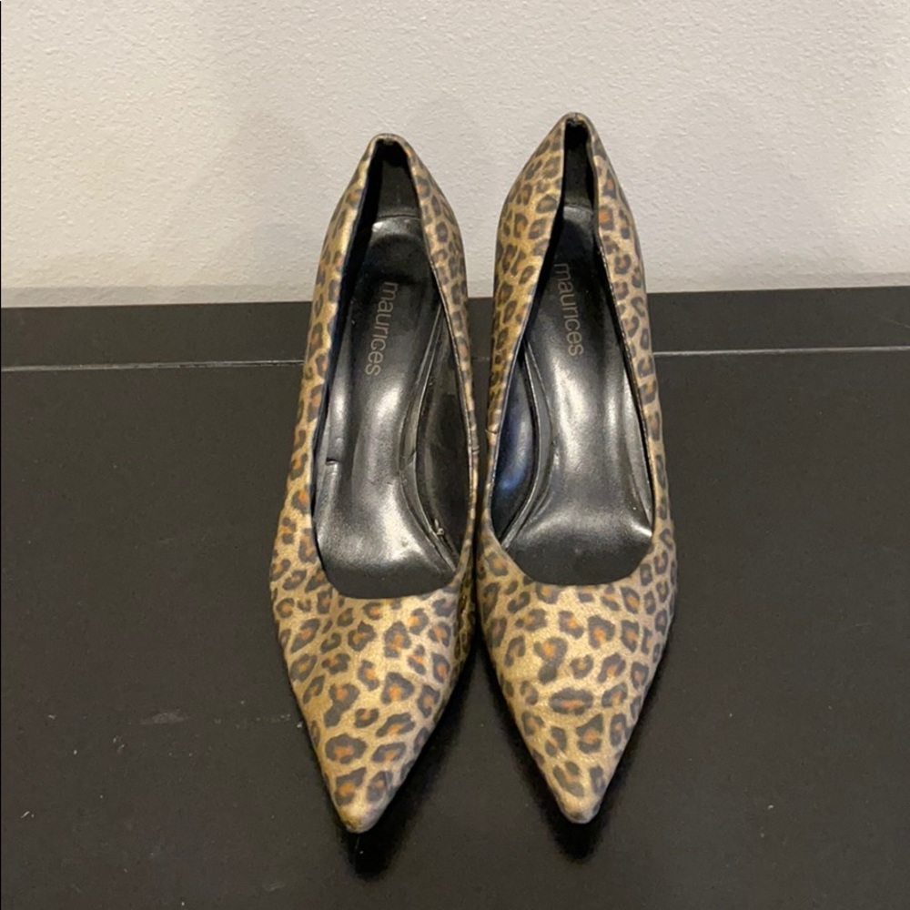 Cheetah print heels